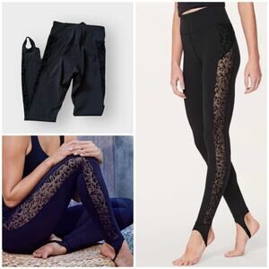 LULULEMON Hold On 28" Tight Stirrup Legging Black